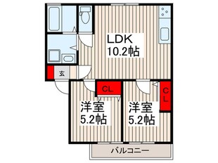 サングリアの物件間取画像